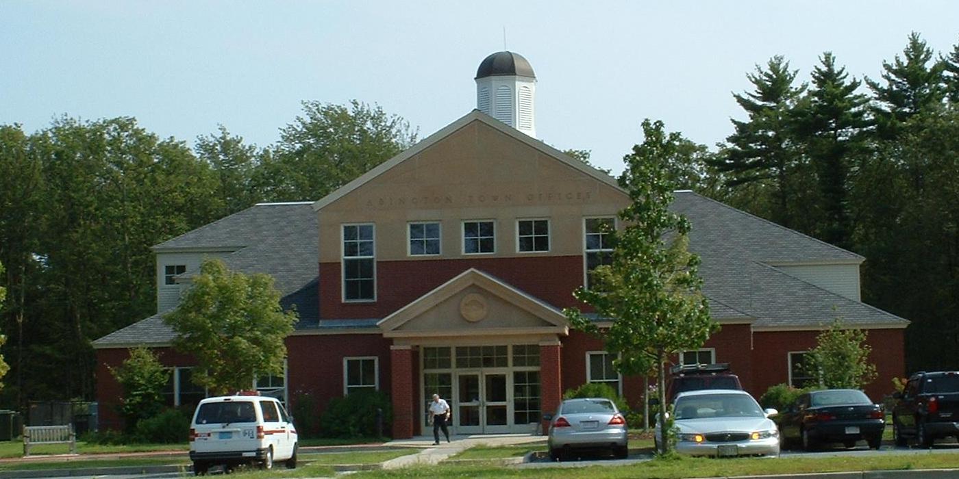 Abington Town Hall in Abington, Massachusetts